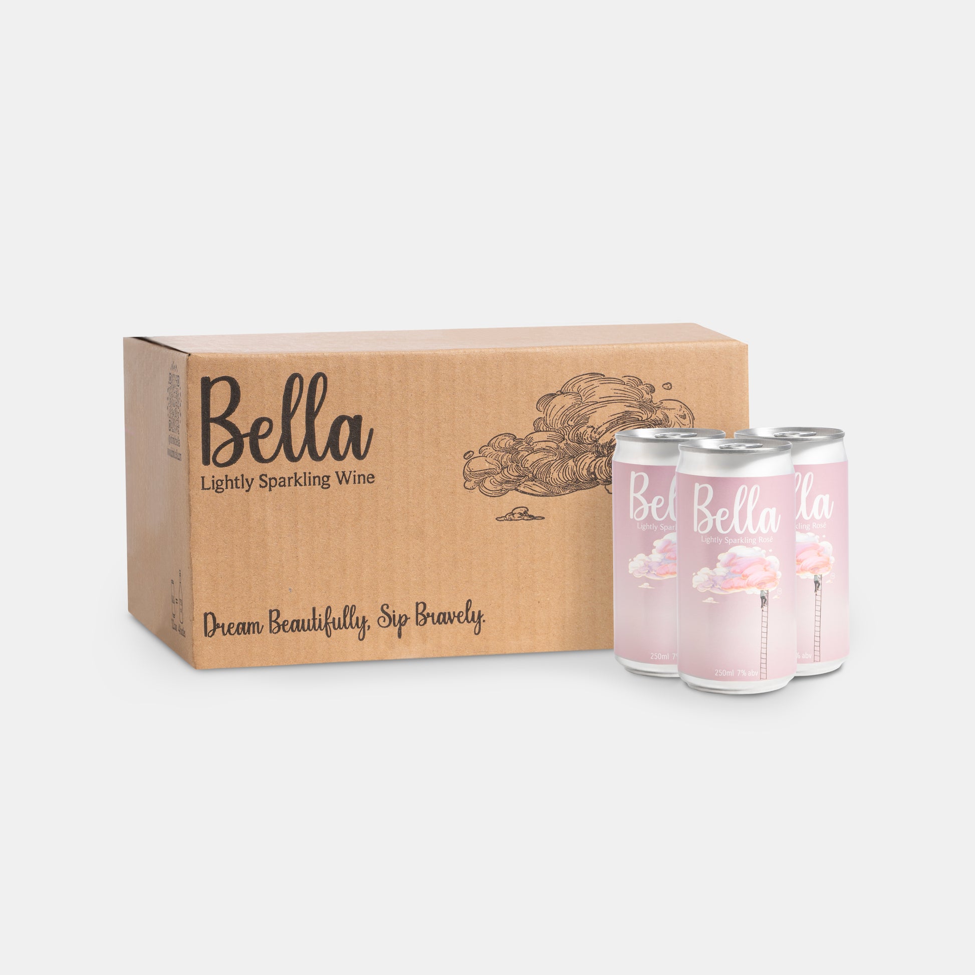 Bella_SparklingWine_Rose_Case